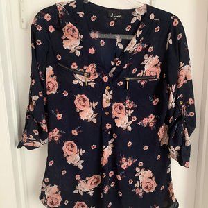 Womans Floral Blouse
